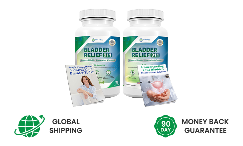 2 Bottles of Bladder Relief 911